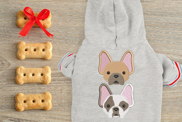 French Bulldog Face Mini Embroidery Embroidery/Applique DESIGNS Risa Rocks It 