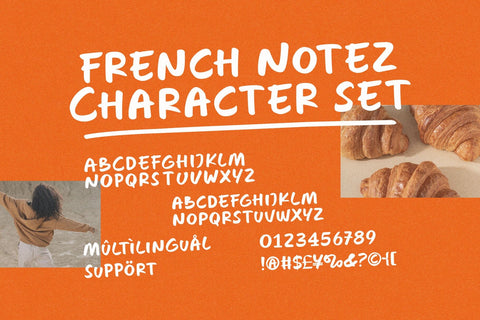 French Notez – A Handwritten Font Font Four Lines Std. 