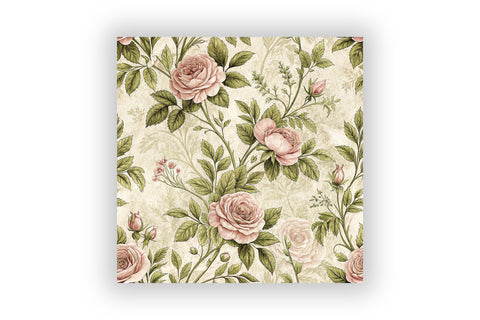 French Rose Toile Digital Paper Pack, Vintage Floral Toile, Gingham & Stripe Seamless Patterns, Wedding, Scrapbooking & Printable Crafts Digital Pattern FloridPrintables 