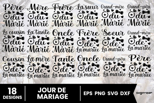 French Wedding Quotes SVG Bundle SVG SvgOcean 