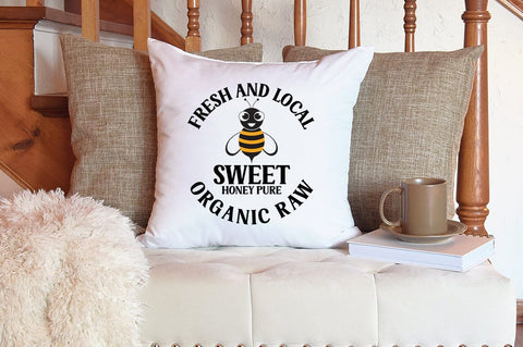 Fresh And Local Sweet Honey Pure Organic Raw SVG Design SVG Designangry 