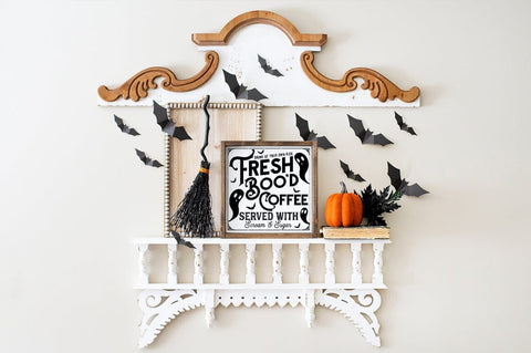 Fresh Boo'd Coffee Halloween Decor SVG - Halloween SVG SVG Pickled Thistle Creative 