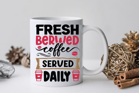 Fresh brewed coffee served daily SVG Angelina750 