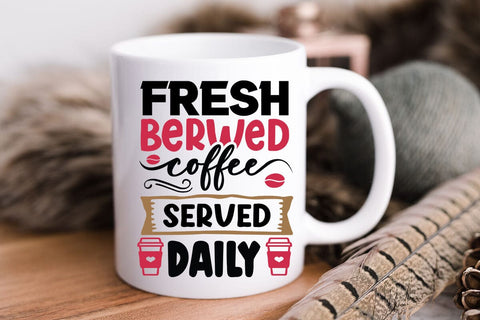 Fresh brewed coffee served daily SVG Angelina750 