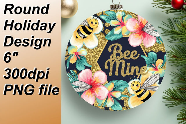 Fresh circle designs for stunning keychains, ignite your crafting journey., Bee Sublimation HoodArtCraft 