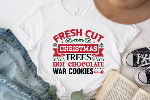 Fresh Cut Christmas Trees Hot Chocolate War Cookies SVG Angelina750 