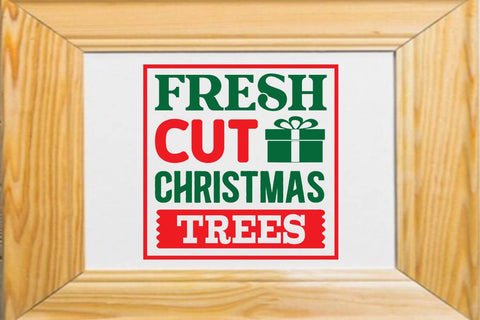 Fresh cut christmas trees SVG Angelina750 