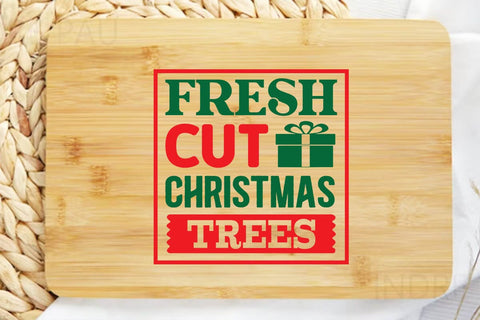 Fresh cut christmas trees SVG Angelina750 