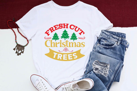 Fresh cut christmas trees SVG Angelina750 