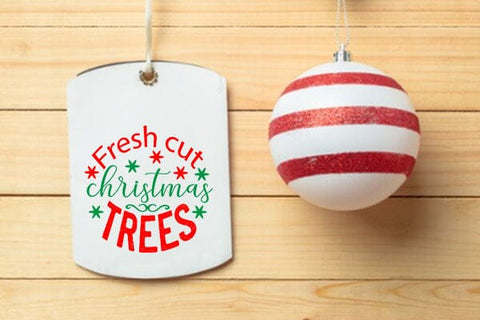 Fresh cut christmas trees SVG Angelina750 