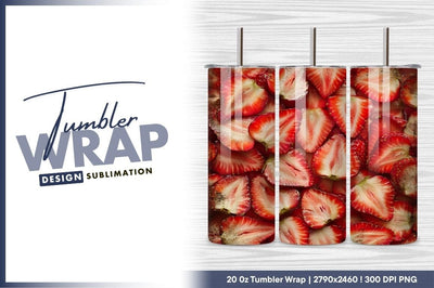 Fresh Cut Strawberries Background Texture Grunge Effect Sublimation Regulrcrative 