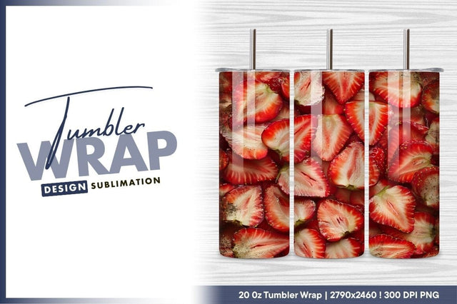 Fresh Cut Strawberries Background Texture Grunge Effect Sublimation Regulrcrative 