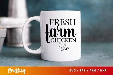 Fresh farm chicken SVG Design SVG Designangry 