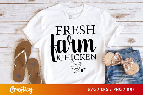 Fresh farm chicken SVG Design SVG Designangry 