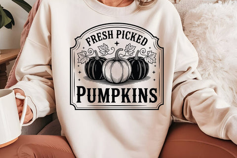 Fresh Picked Pumpkins SVG Angelina750 