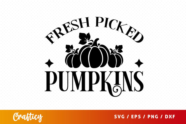 Fresh picked pumpkins SVG Design SVG Designangry 