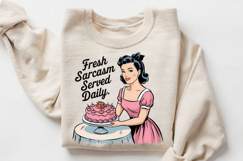 Fresh Sarcasm served Daily Sublimation Design Sublimation Regulrcrative 