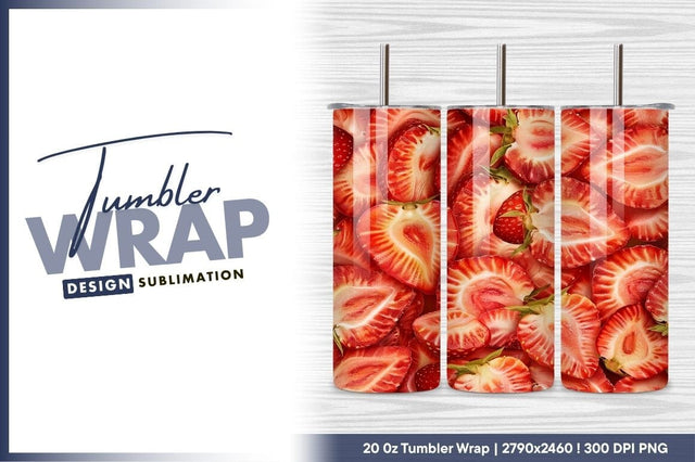 Fresh Sliced Strawberries Filling The Frame Closeup View Sublimation Regulrcrative 