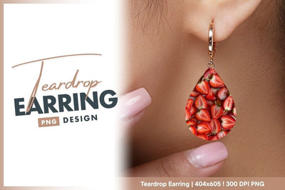 Fresh Sliced Strawberries In A Teardrop Shape Sublimation Regulrcrative 