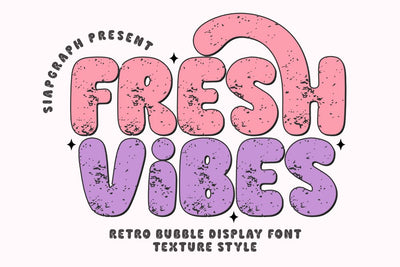 Fresh Vibes Texture Font Masyafi Studio 