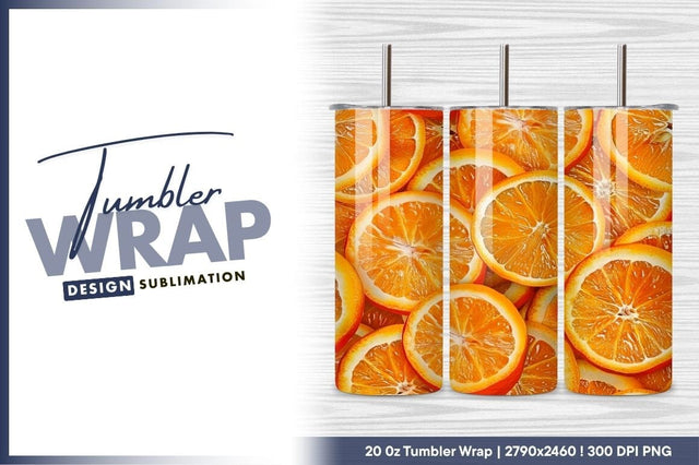 Fresh Vibrant Orange Slices Full Frame Background Sublimation Regulrcrative 