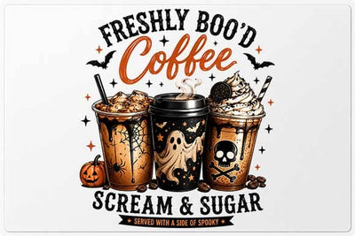 Freshly Boo'd Coffee PNG | Halloween Coffee Digital Download SVG BillahCrafts 