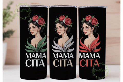 Frida Kahlo Inspired Tumbler Wrap Sublimation PixelChick 
