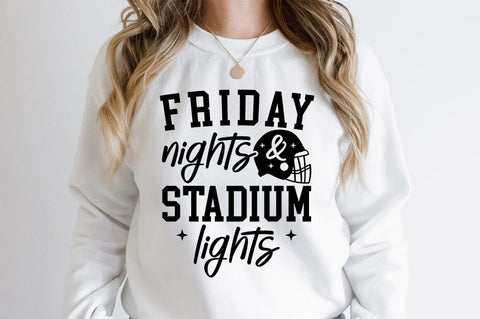 Friday Nights & Stadium Lights SVG Design SVG Designangry 