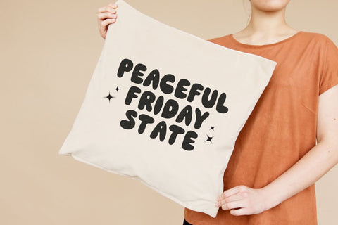 Friday Summer - Retro Bubble Font Font Masyafi Studio 