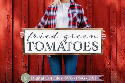Fried Green Tomatoes SVG, Southern Kitchen Sign SVG SVG LilleJuniper 