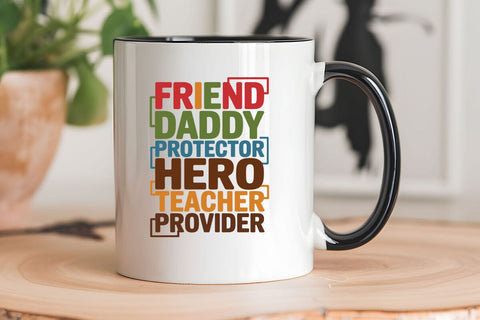 Friend Daddy Protector Hero Teacher Provider 2 SVG Angelina750 