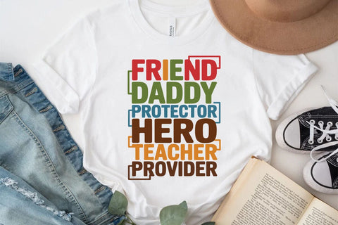 Friend Daddy Protector Hero Teacher Provider 2 SVG Angelina750 