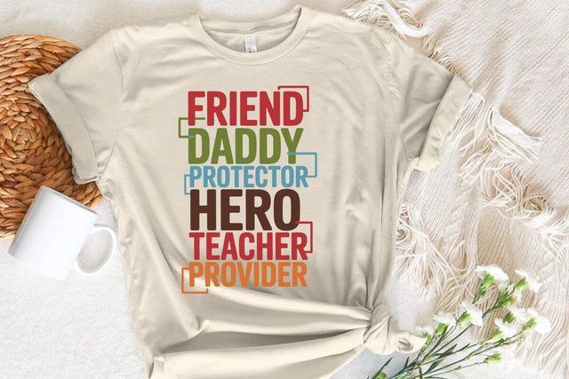 Friend Daddy Protector Hero Teacher Provider SVG Angelina750 