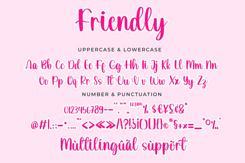 Friendly Font LetterdayStudio 