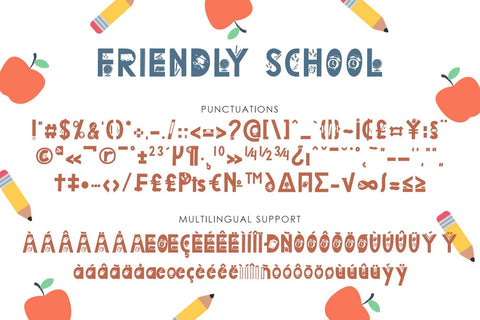 Friendly School Font Prasetya Letter 