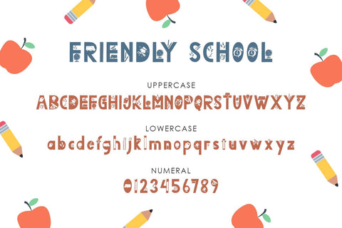 Friendly School Font Prasetya Letter 