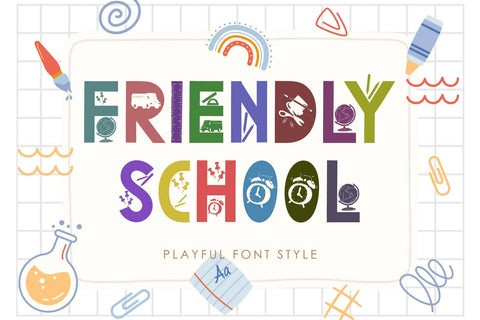 Friendly School Font Prasetya Letter 
