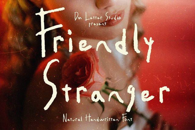 Friendly Stranger Font Dm Letter Studio 