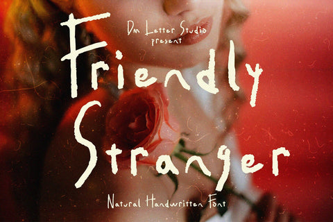 Friendly Stranger Font Dm Letter Studio 