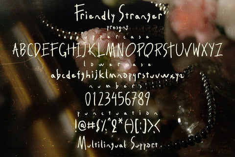 Friendly Stranger Font Dm Letter Studio 