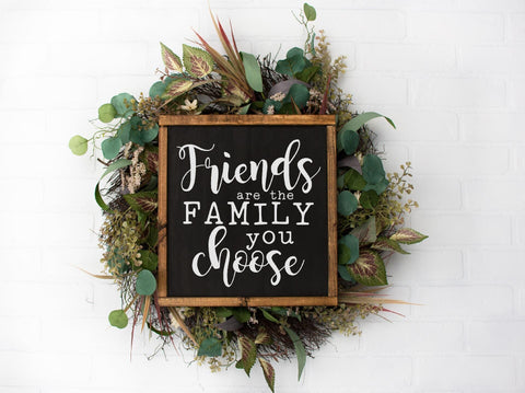 Friends are the Family You Choose SVG SVG Ikonart Design Shop 