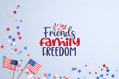 Friends family freedom SVG Design SVG Designangry 
