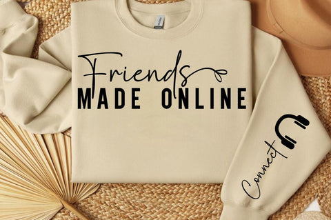 Friends Made Online Sleeve SVG Design SVG Designangry 