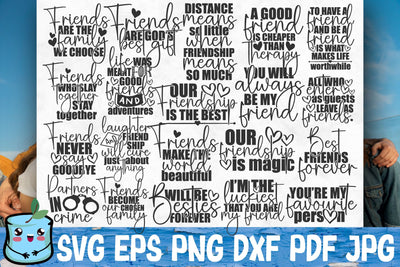 Friends SVG Bundle SVG MintyMarshmallows 