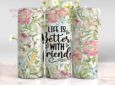 Friends Tumbler Wrap, Friends Tumbler Sublimation, Friends and Sisters Tumbler Wrap, Best Friends Tumbler Wrap, Best Friends Tumbler Sublima Sublimation WillowSageDesign 
