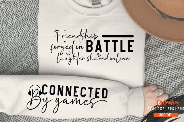 Friendship forged in battle Sleeve SVG Design SVG Designangry 