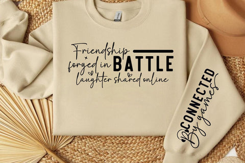 Friendship forged in battle Sleeve SVG Design SVG Designangry 