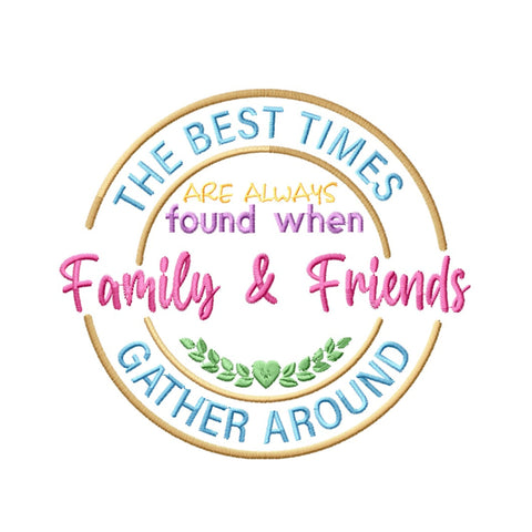 Friendship Quotes Embroidery Designs Bundle - 6 Designs, Friends Embroidery Patterns, Friendship Sayings Embroidery Files, Best Friends PES Embroidery/Applique DESIGNS HappyDesignStudio 