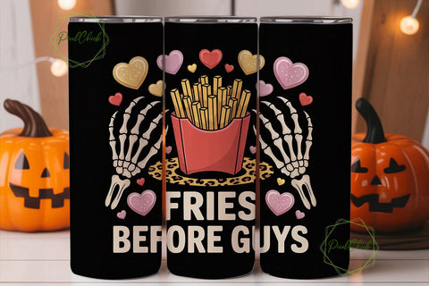 Fries Before Guys 20oz Tumbler Wrap Sublimation PixelChick 