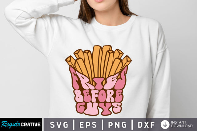 Fries Before guys SVG Design SVG Regulrcrative 